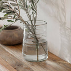 Wave Shaped Glass Vase