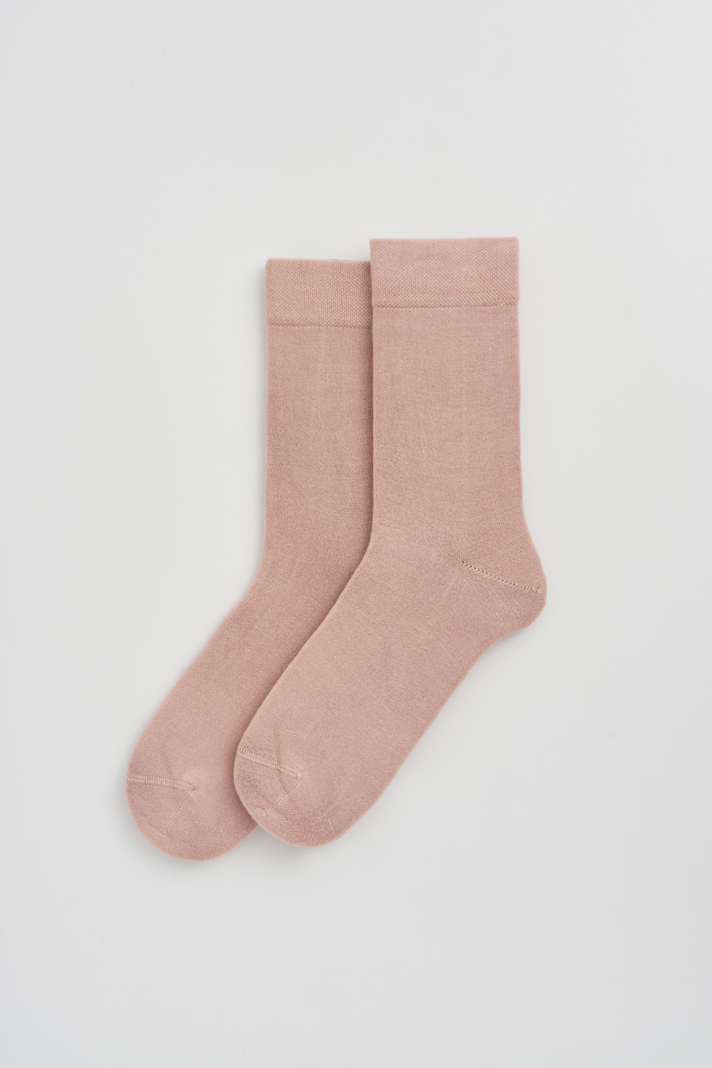 Faded Pink Bamboo Socks: Faded Pink / Large (UK 9-13)
