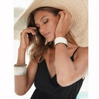 White Buffalo Horn Statement Cuff