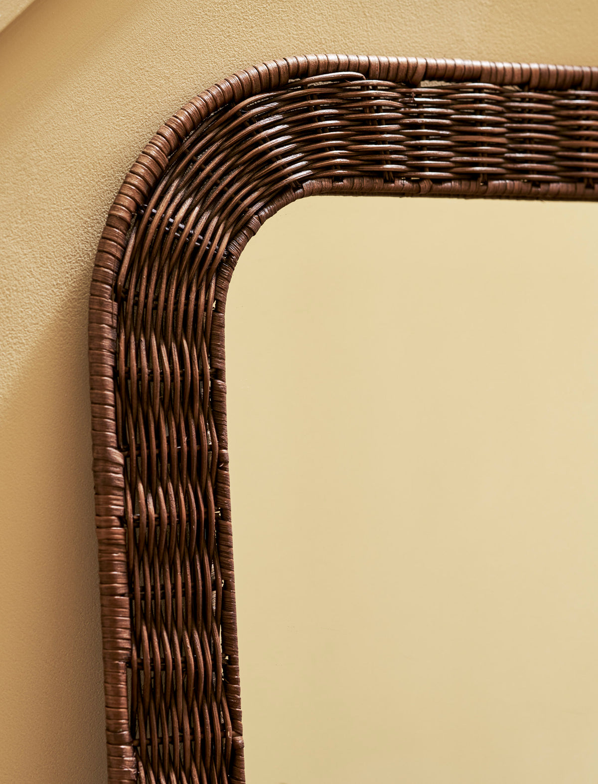 Wittering Antique Style Rattan Mirror