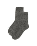 Soft Angora Sock | Charcoal
