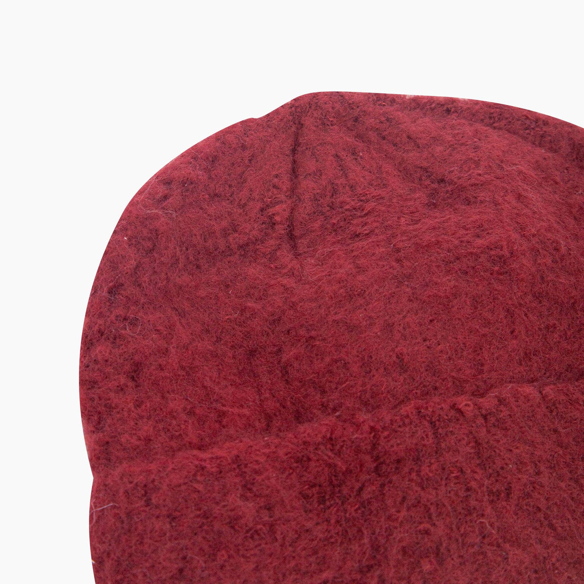 Woolen Beanie Hat - Berry
