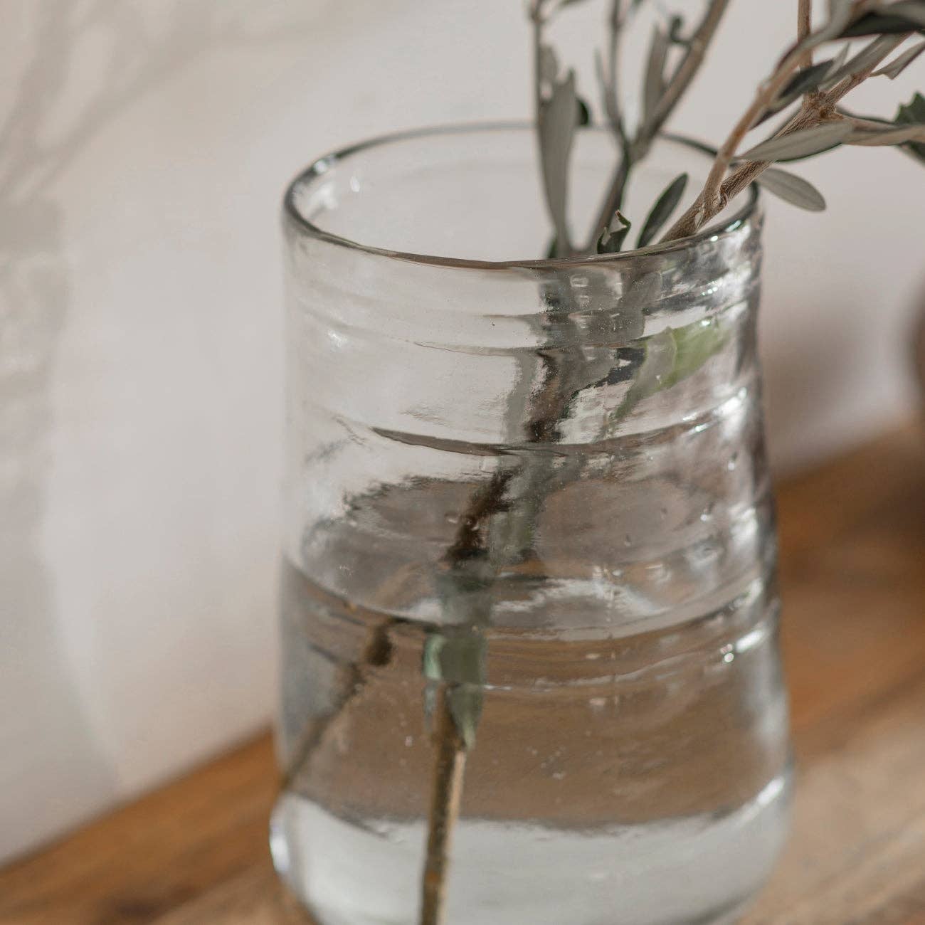 Wave Shaped Glass Vase