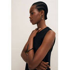 Branch - Brown Buffalo Horn Large Hoop Earrings