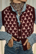 Gabrielle Small Cotton Voile Scarf: Bijou Ruby
