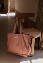 Lilac Stripes 24hr Bag