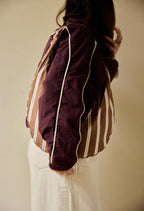 B Bag Noisette Stripes