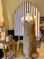 Cohen & Co. Belfast Linen Apron - Turf, Tieback