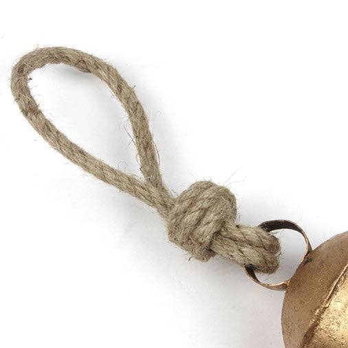 Vintage Cow Bell on Rustic Rope