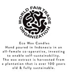 Olive Green Eco Dinner Candles - Pack of 6