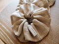 Ellen Linen Scrunchie - Natural