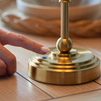 Brushed Brass Table Lampstand - Rechargeable
