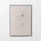 MAKE A WISH - CONFETTI HAND FINISHED GREETING CARD