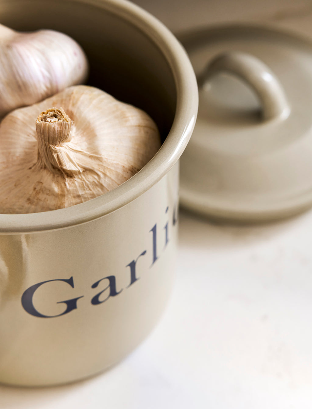 Enamel Garlic Store - Truffle