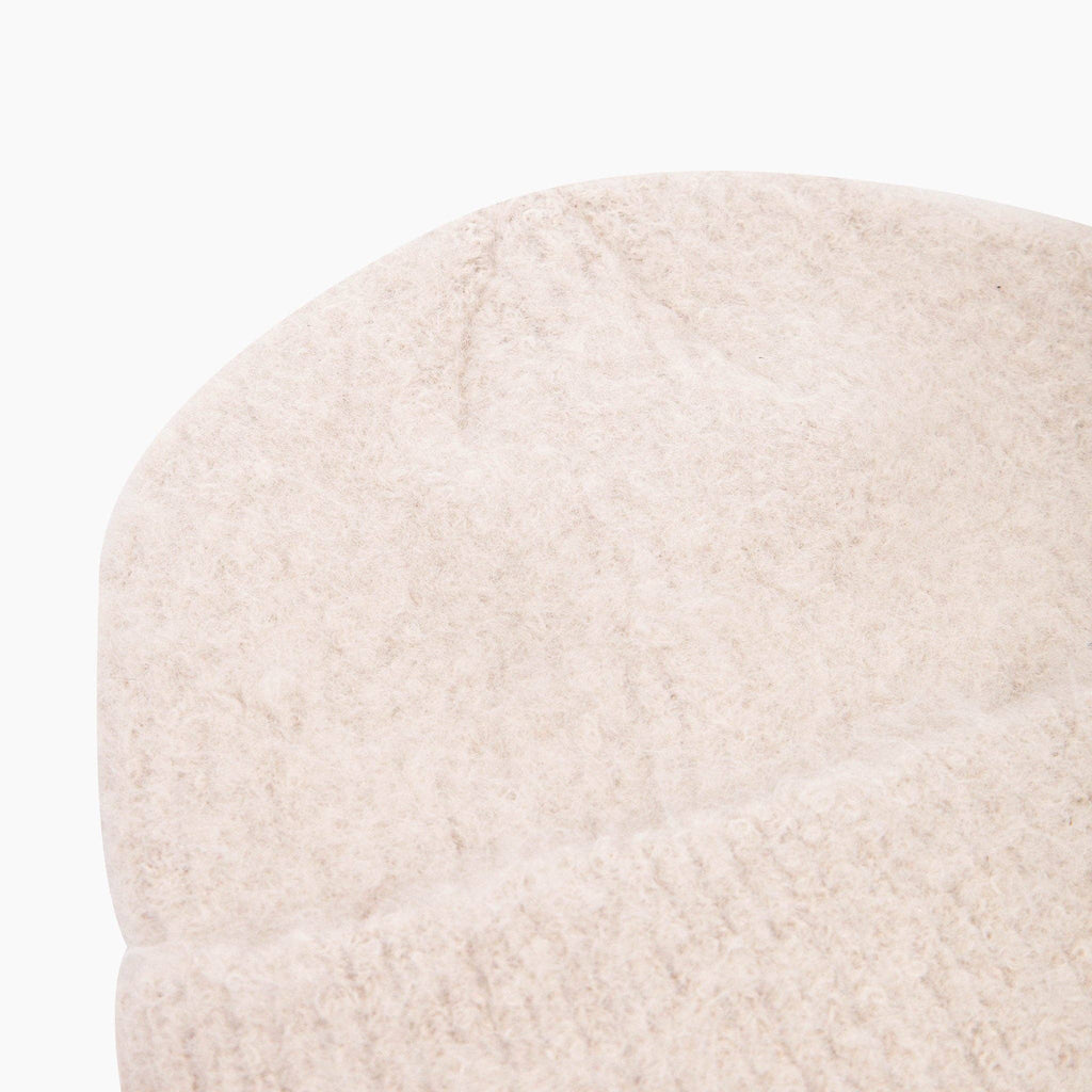 Woolen Beanie Hat - Beige