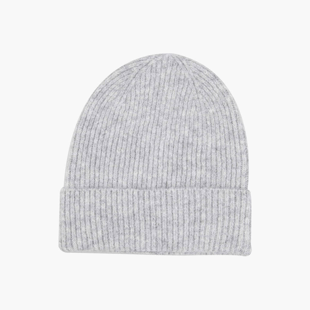 Woolen Beanie hat - Light Grey
