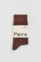 Earth Brown Bamboo Socks: Earth Brown / Small (UK 4-8)