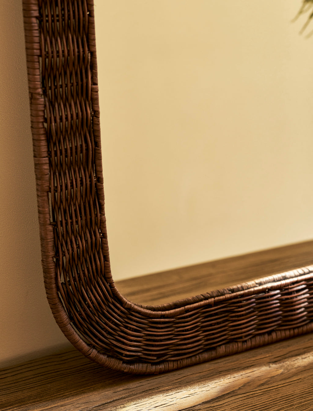 Wittering Antique Style Rattan Mirror