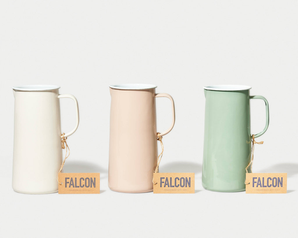 Enamel Pitcher - Cream
