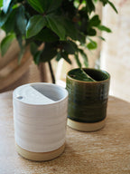 Cohen & Co. Ceramic Travel Mug - Green