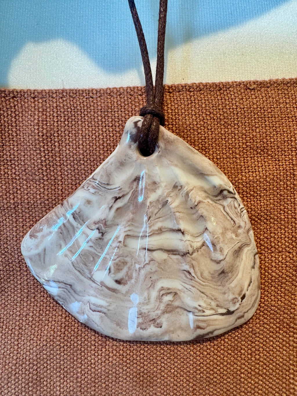 Ceramic Shell Necklace - Porcelain White x Cohen & Co.