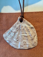 Ceramic Shell Necklace - Porcelain White x Cohen & Co.