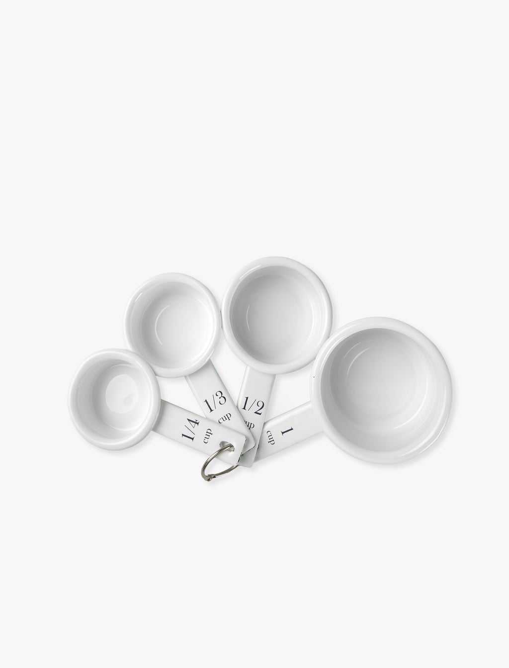 Enamel Measuring Cups White