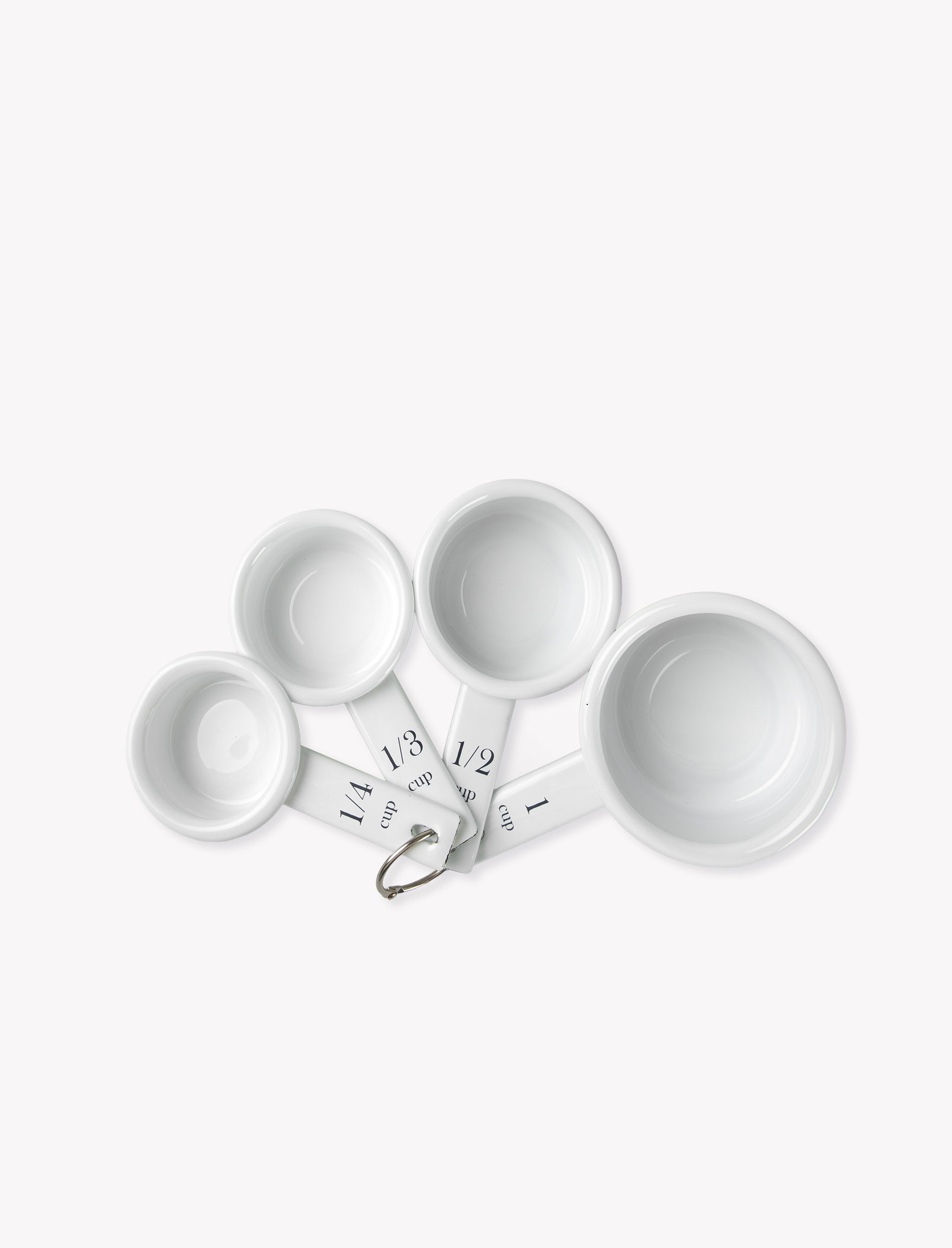 Enamel Measuring Cups White