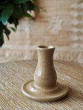 Cohen & Co. Ceramic Candle Holder - Tan, medium