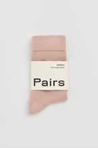 Faded Pink Bamboo Socks: Faded Pink / Large (UK 9-13)