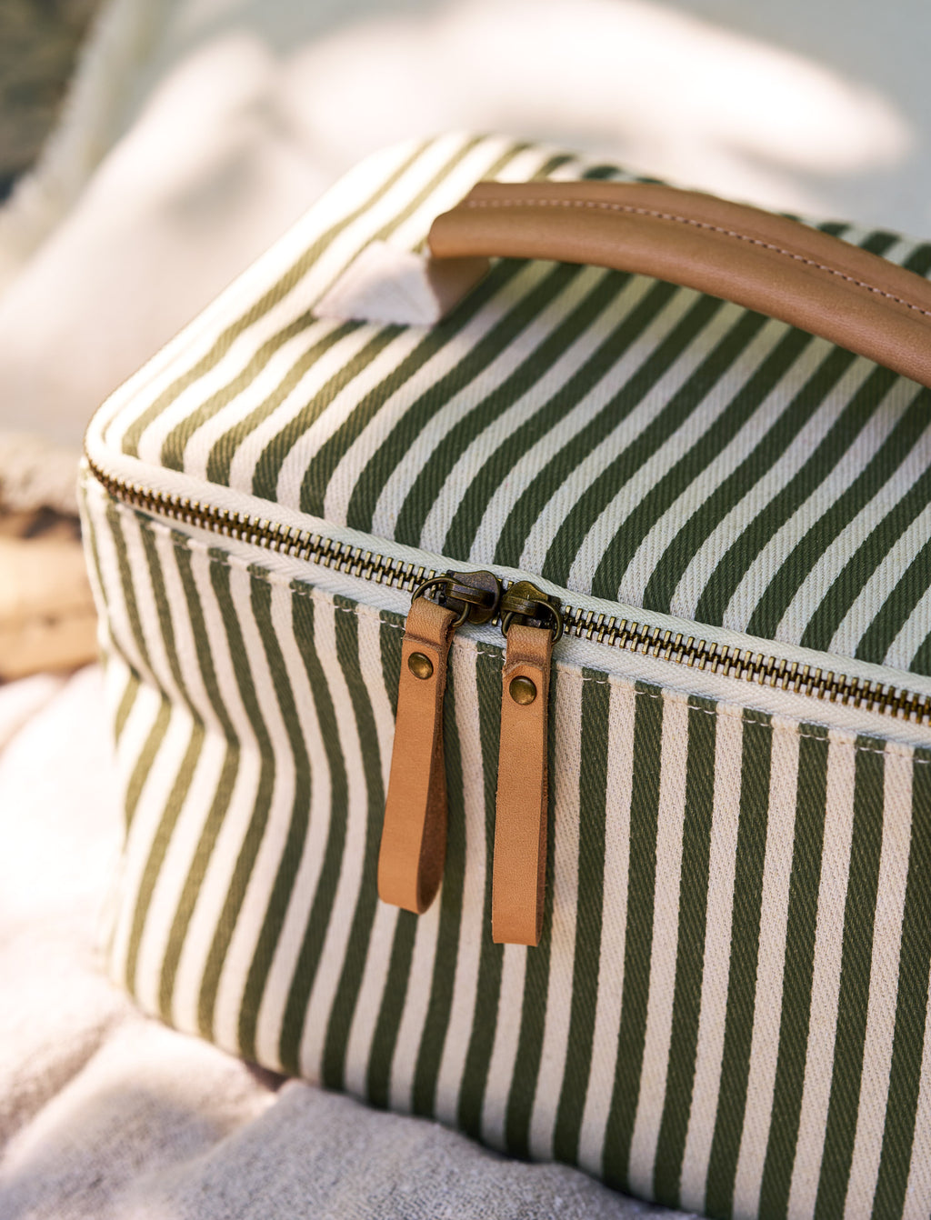 Kimmeridge Striped Lunch Bag - Square