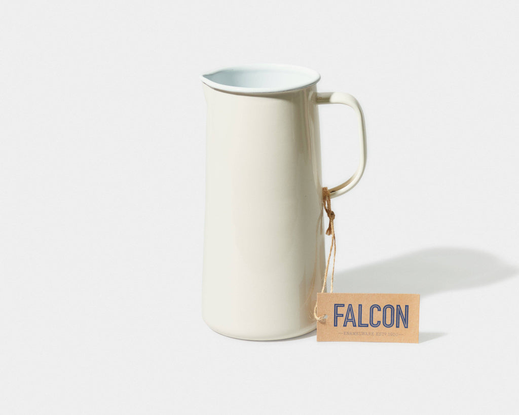 Enamel Pitcher - Cream
