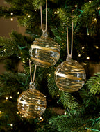 Bowood Christmas Baubles - Glass Gold