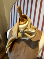 Clara Linen Neck Scarf - Barley
