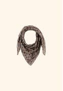 Gabrielle Small Cotton Voile Scarf: Bijou Ruby