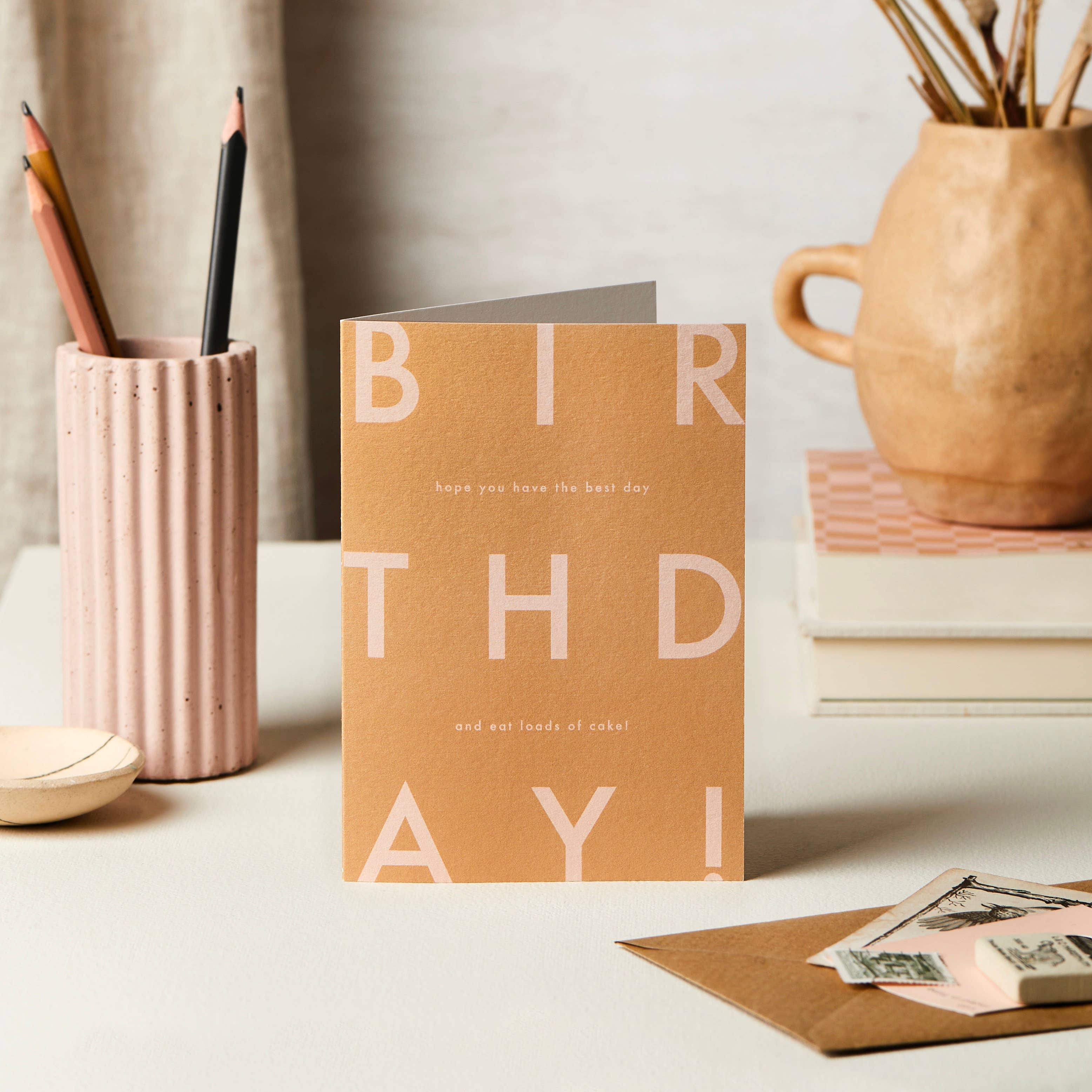 Eat Loads of Cake Birthday Greeting Card