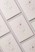 MAKE A WISH - CONFETTI HAND FINISHED GREETING CARD