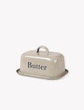 Enamel Butter Dish - Truffle