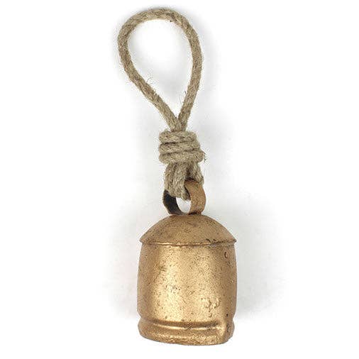 Vintage Cow Bell on Rustic Rope