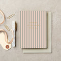 Welcome to the World - Striped Card