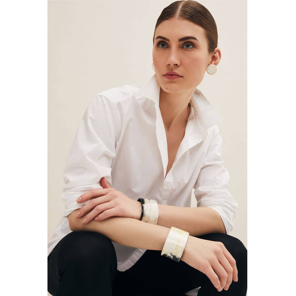 White Buffalo Horn Statement Cuff