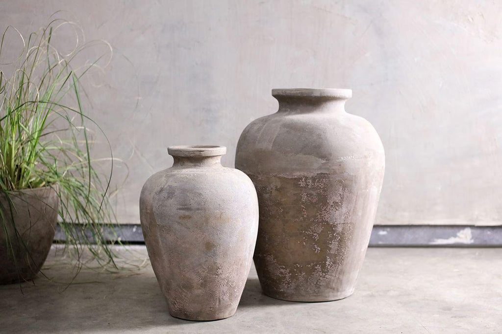 Affiti Clay Tapered Pot - Large