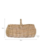 Bembridge Forage Basket - Rattan
