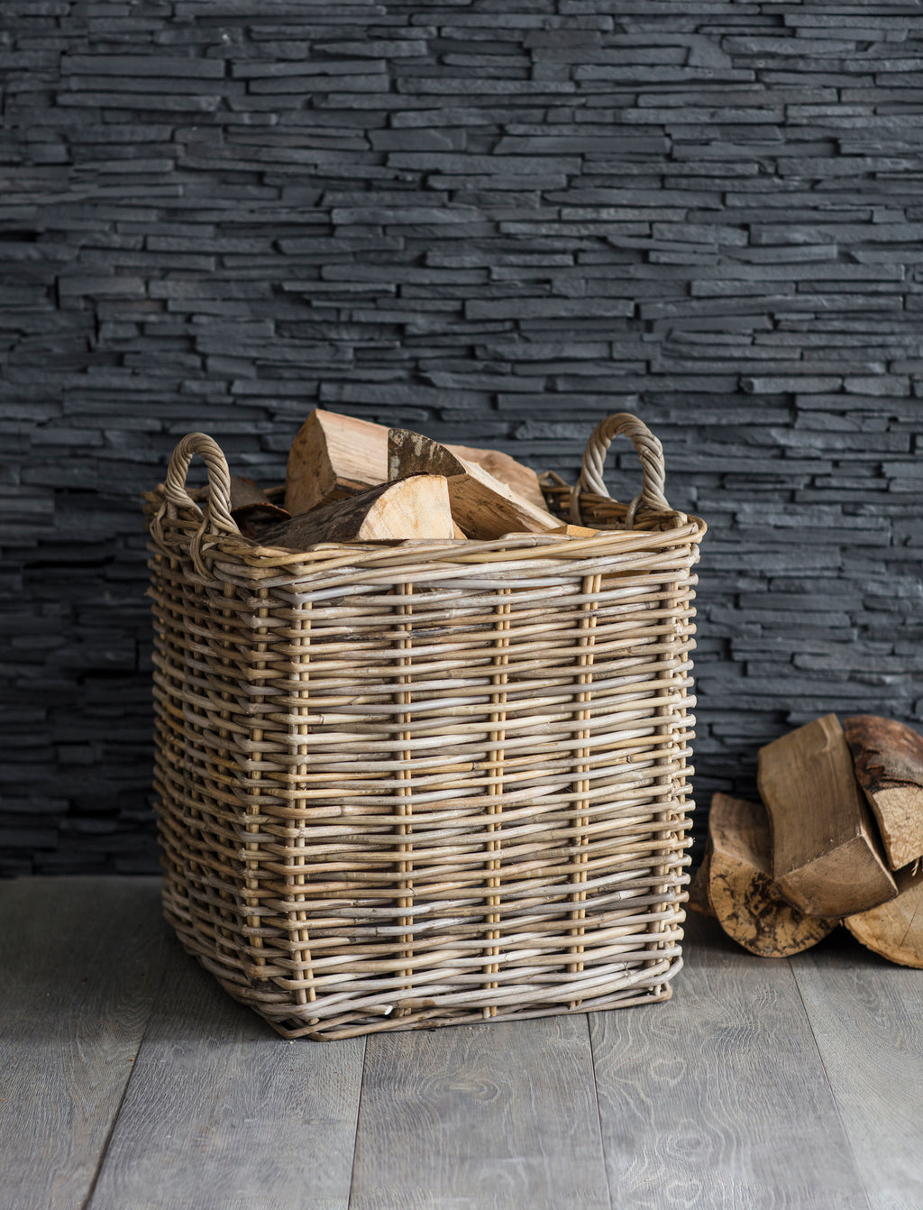 Bembridge Rattan Log Basket