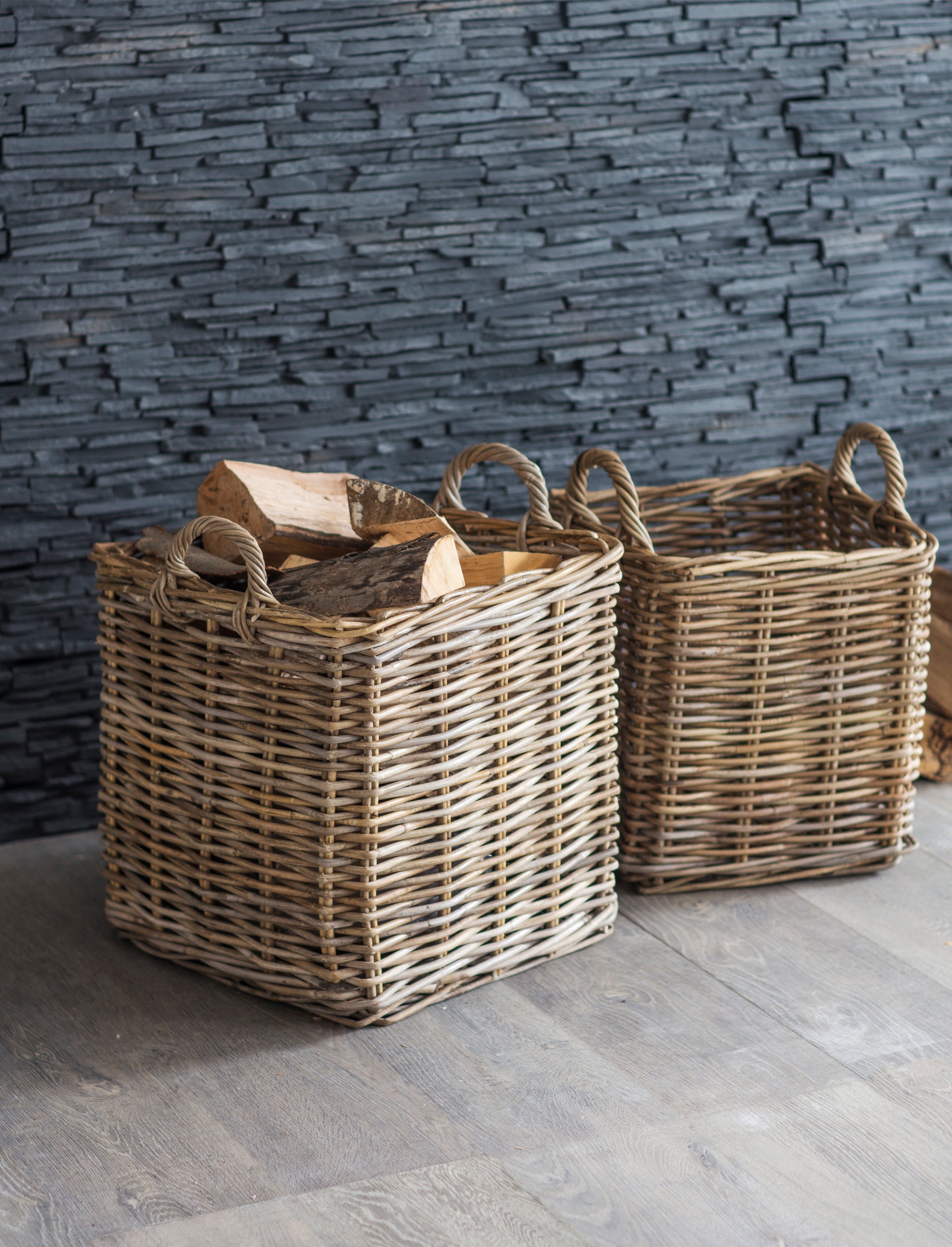 Bembridge Rattan Log Basket