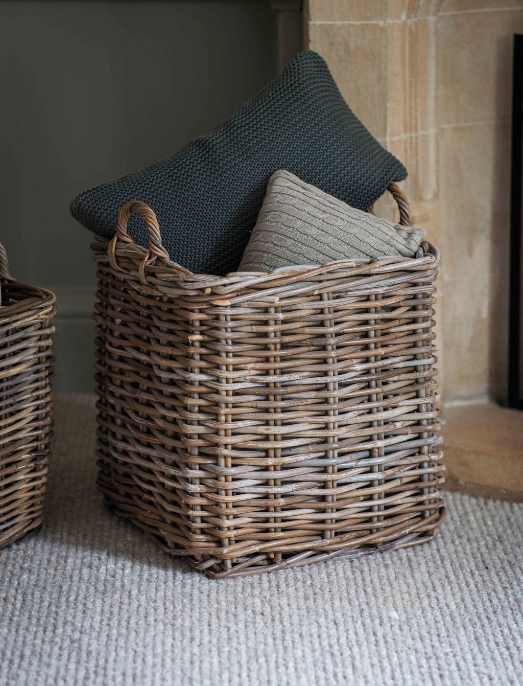 Bembridge Rattan Log Basket