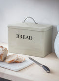 Enamel Bread Bin - Truffle