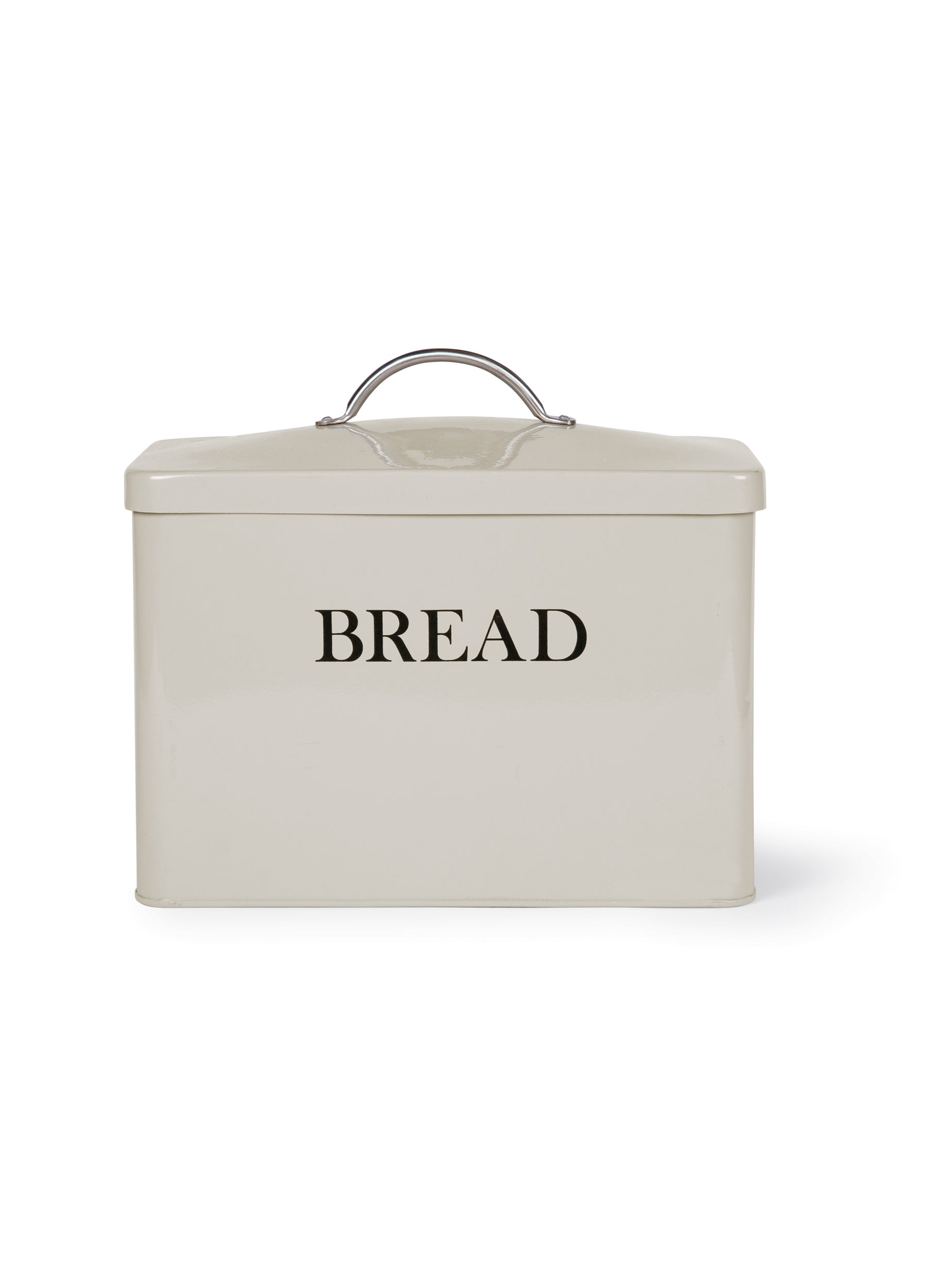 Enamel Bread Bin - Truffle