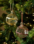 Bowood Christmas Baubles - Glass Cocoa