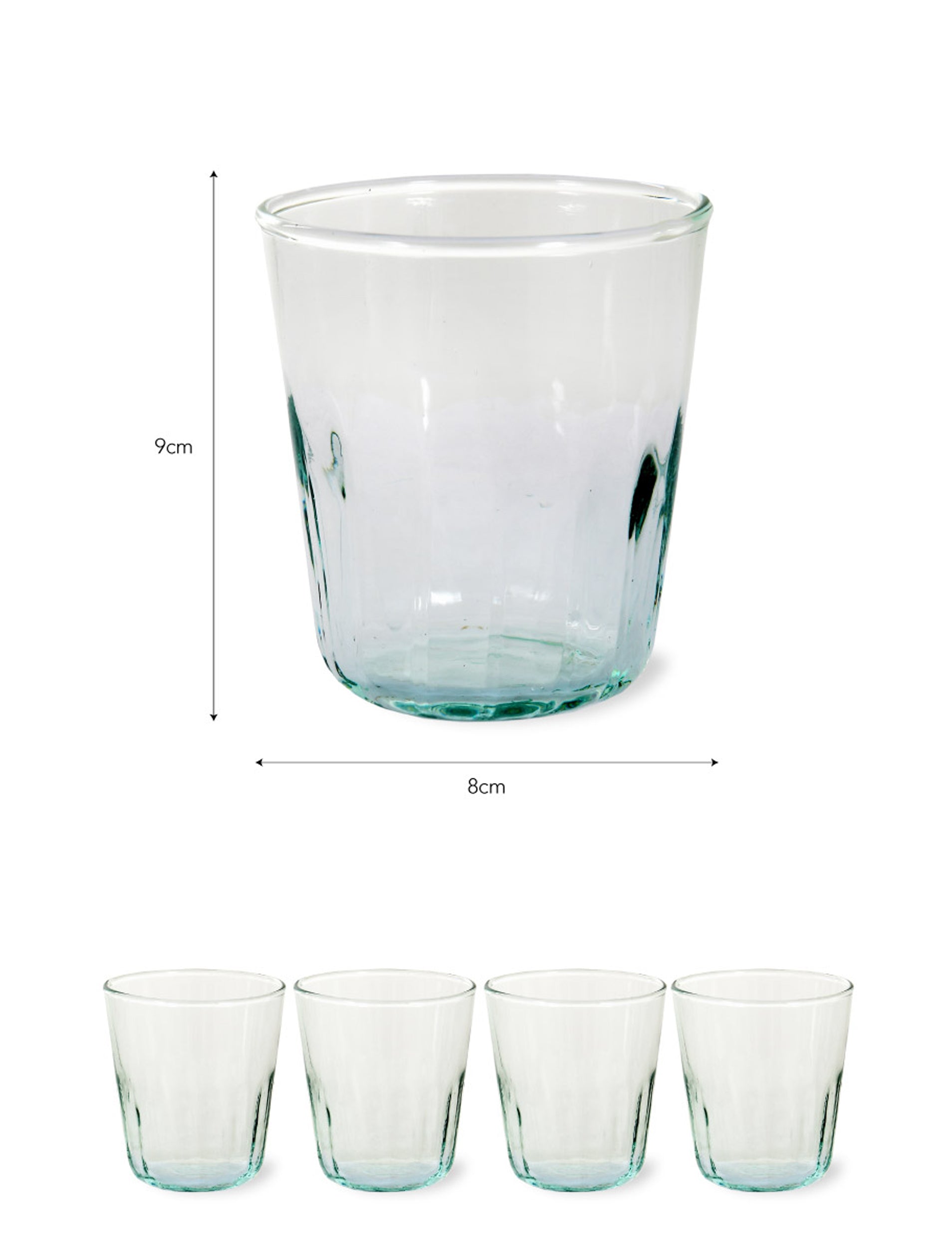 BROADWELL TUMBLER GLASSES - SET OF 4